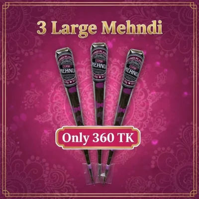৩ টি হাতের মেহেদী